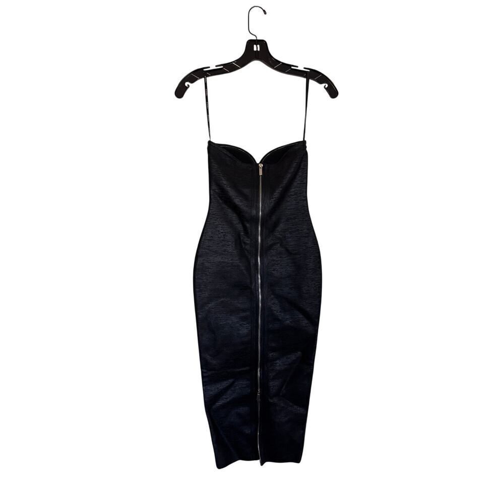 Retrofete Charlize Knit Dress in Coated Black XS - Picture 9 of 9